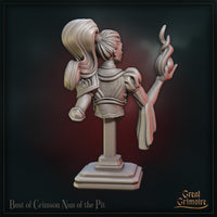 Crimson Nun of the Pit Bust  by Great Grimoire