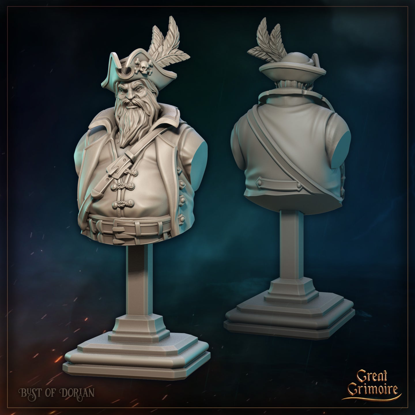 Dorian Silverhand Reed Bust  by Great Grimoire