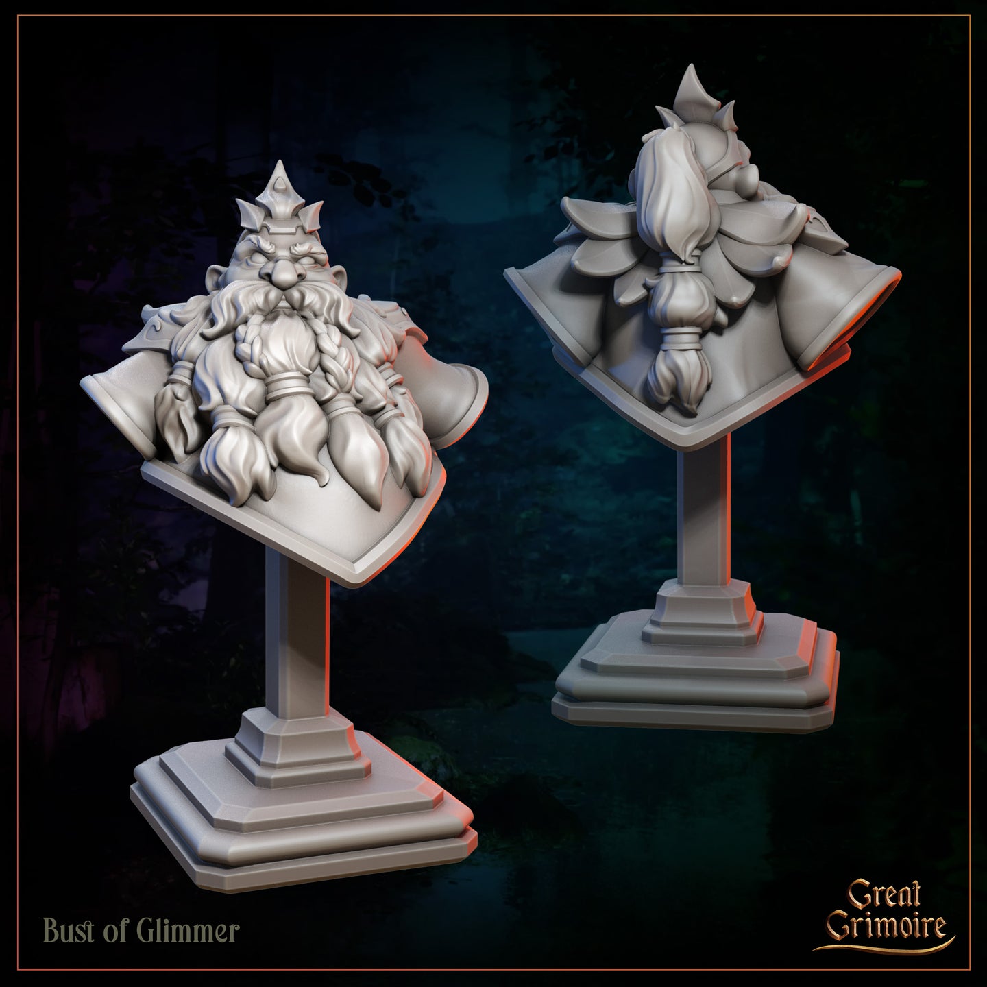 Glimmer Beastmaster Bust  by Great Grimoire