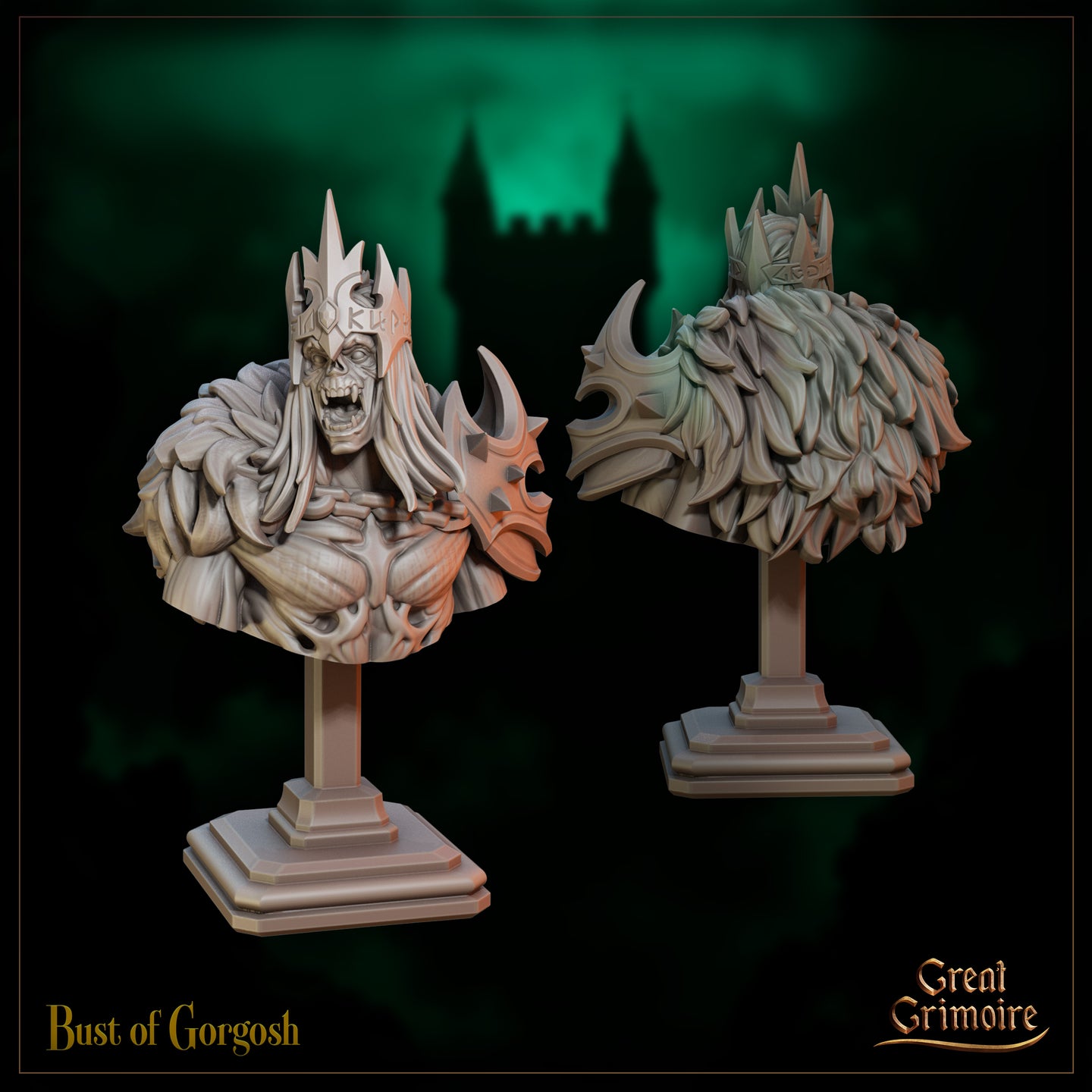 King Gorgosh Bust  by Great Grimoire