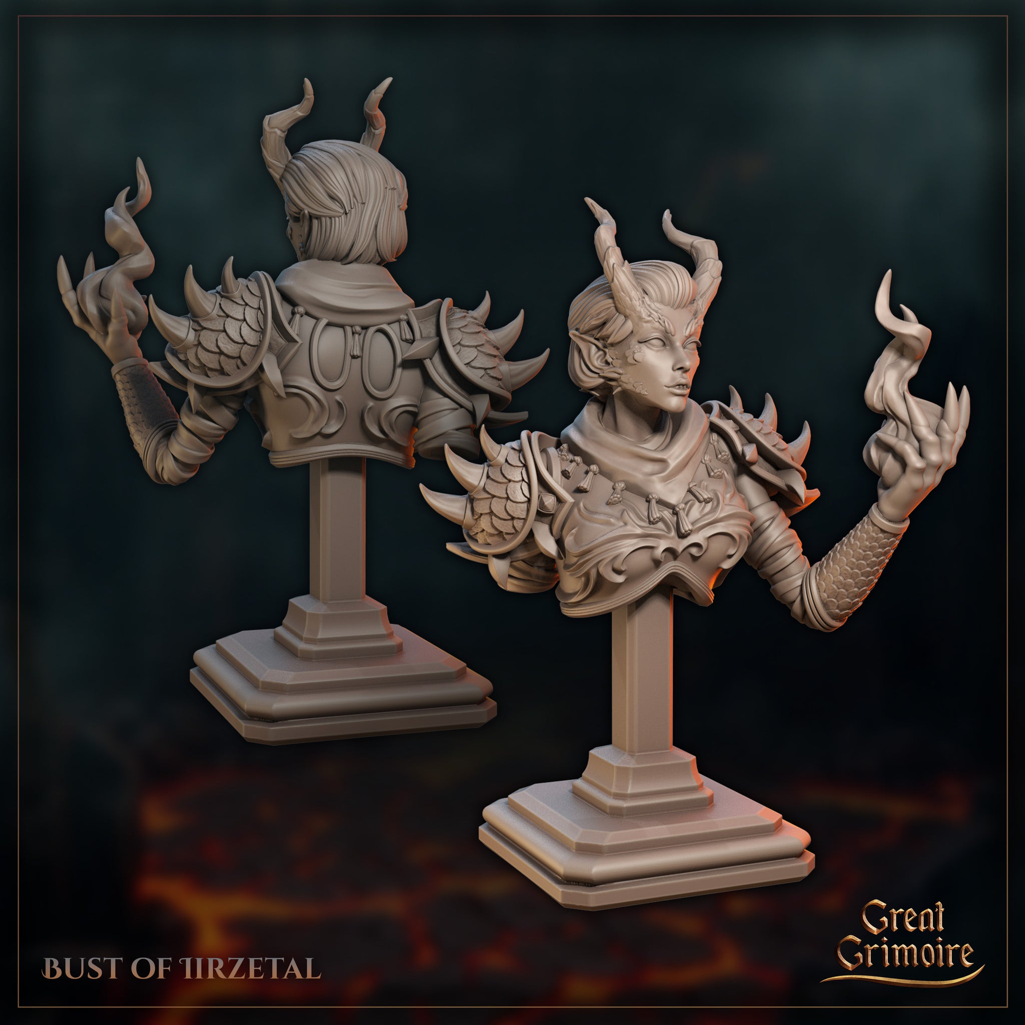 Iirzetal Bust  by Great Grimoire