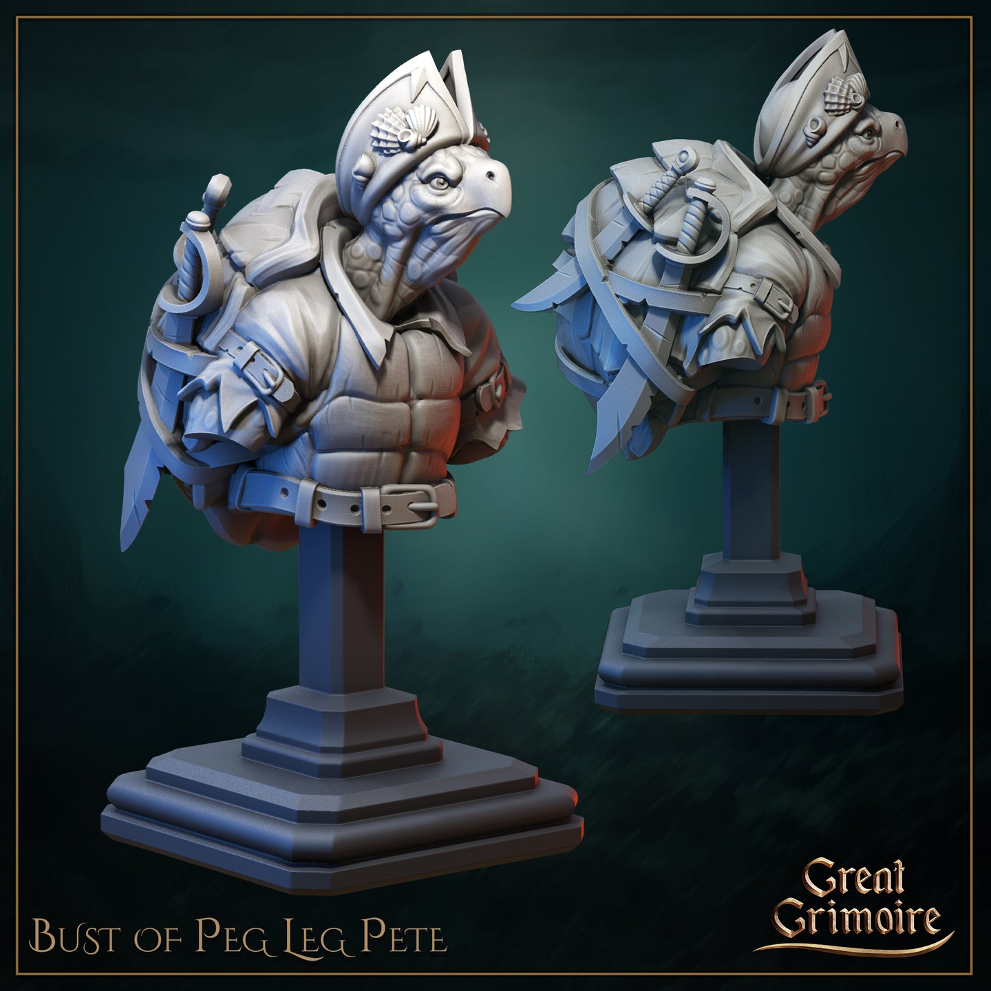 Peg Leg Pete Bust  by Great Grimoire