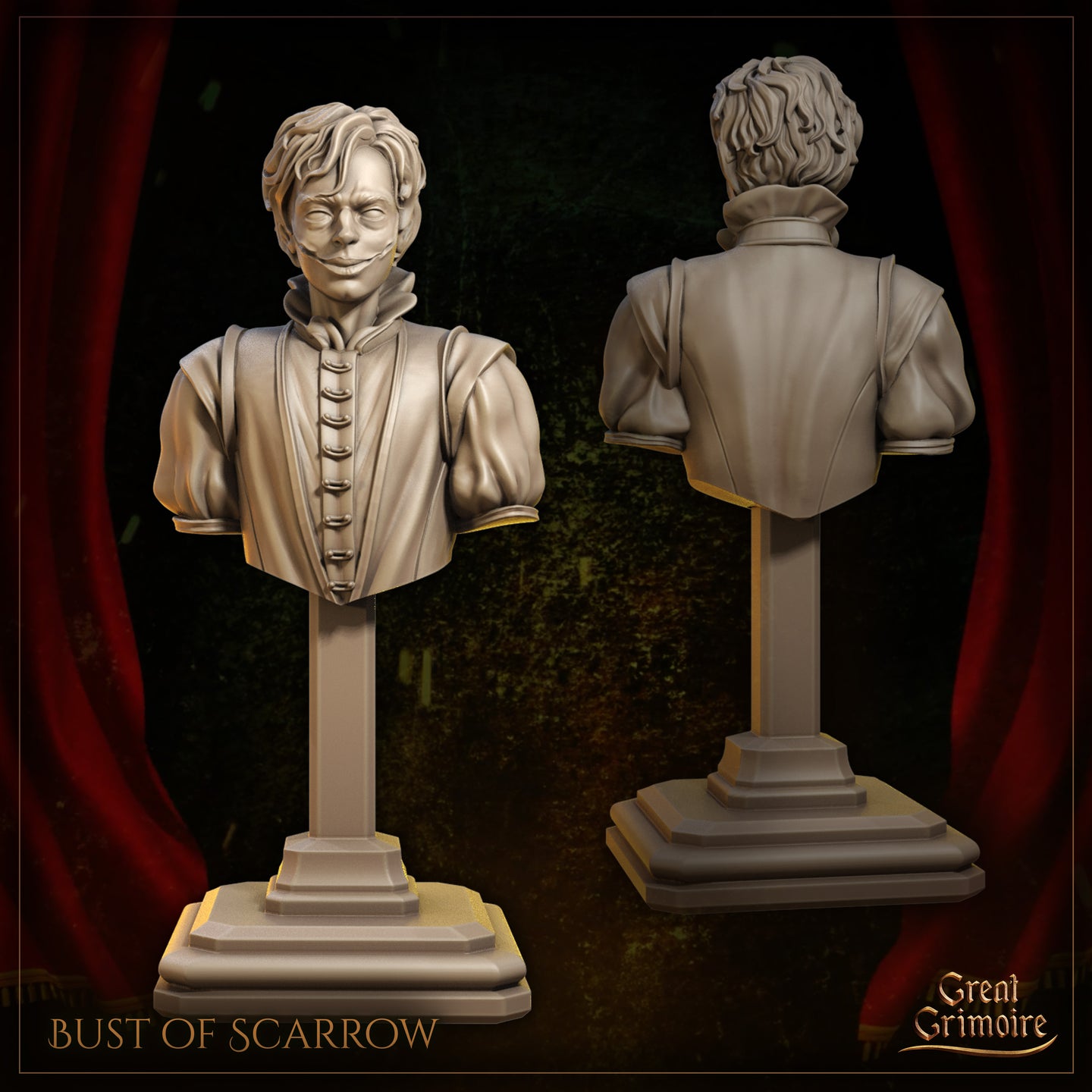 Scarrow Bust  by Great Grimoire