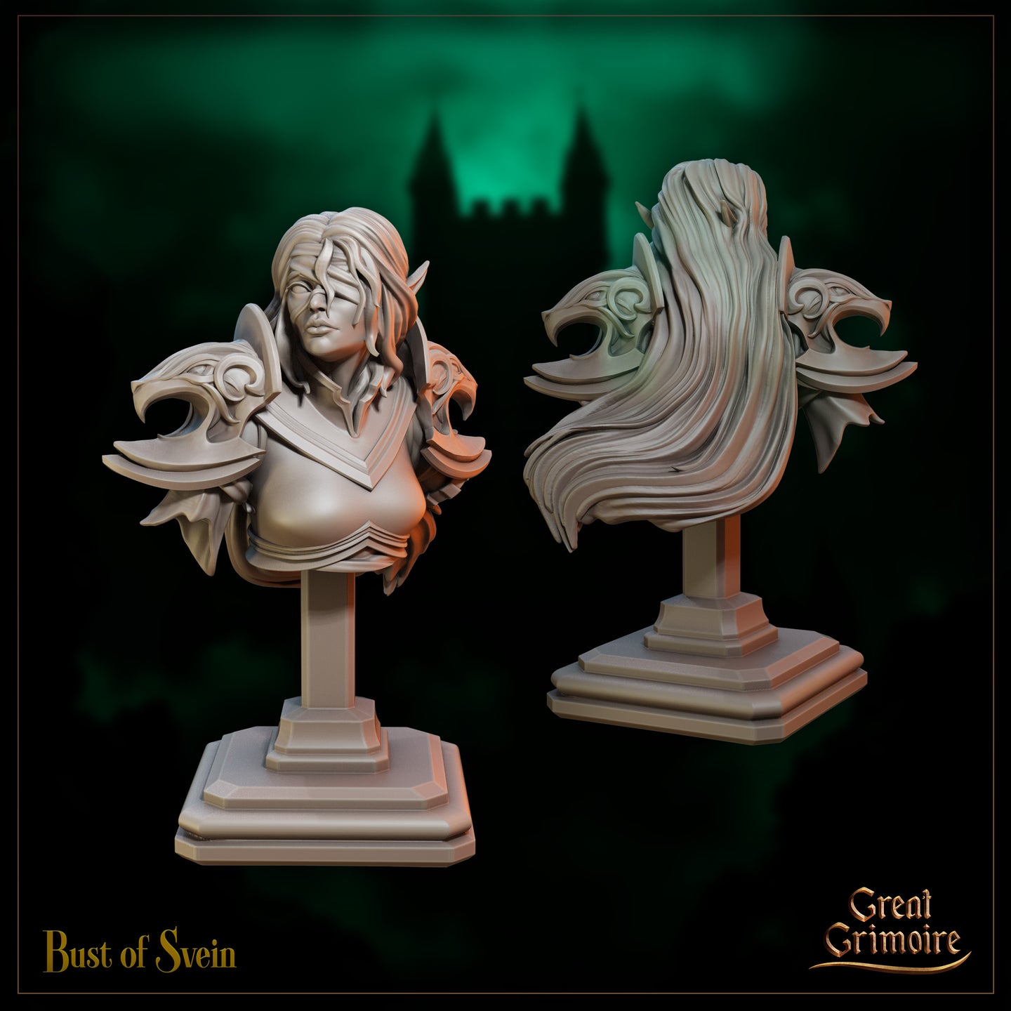 Fortune Seeker Svein Bust  by Great Grimoire