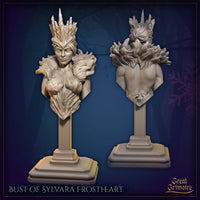 Sylvara Frostheart Bust  by Great Grimoire