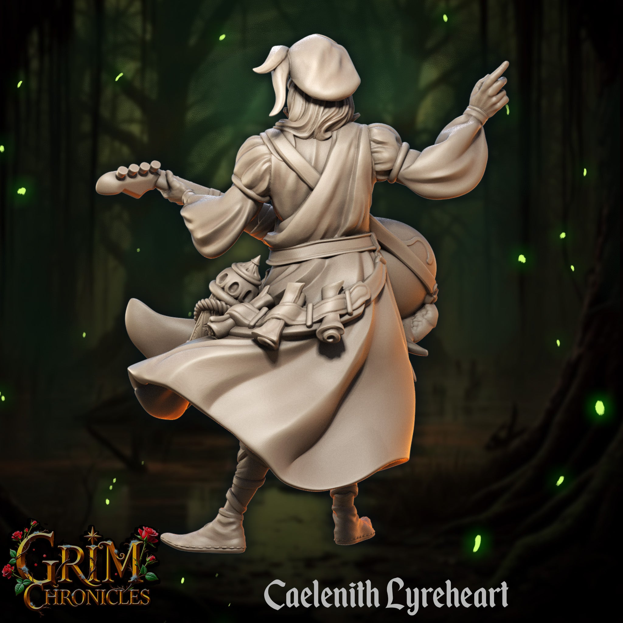 Bard Caelenith Lyreheart by Great Grimoire