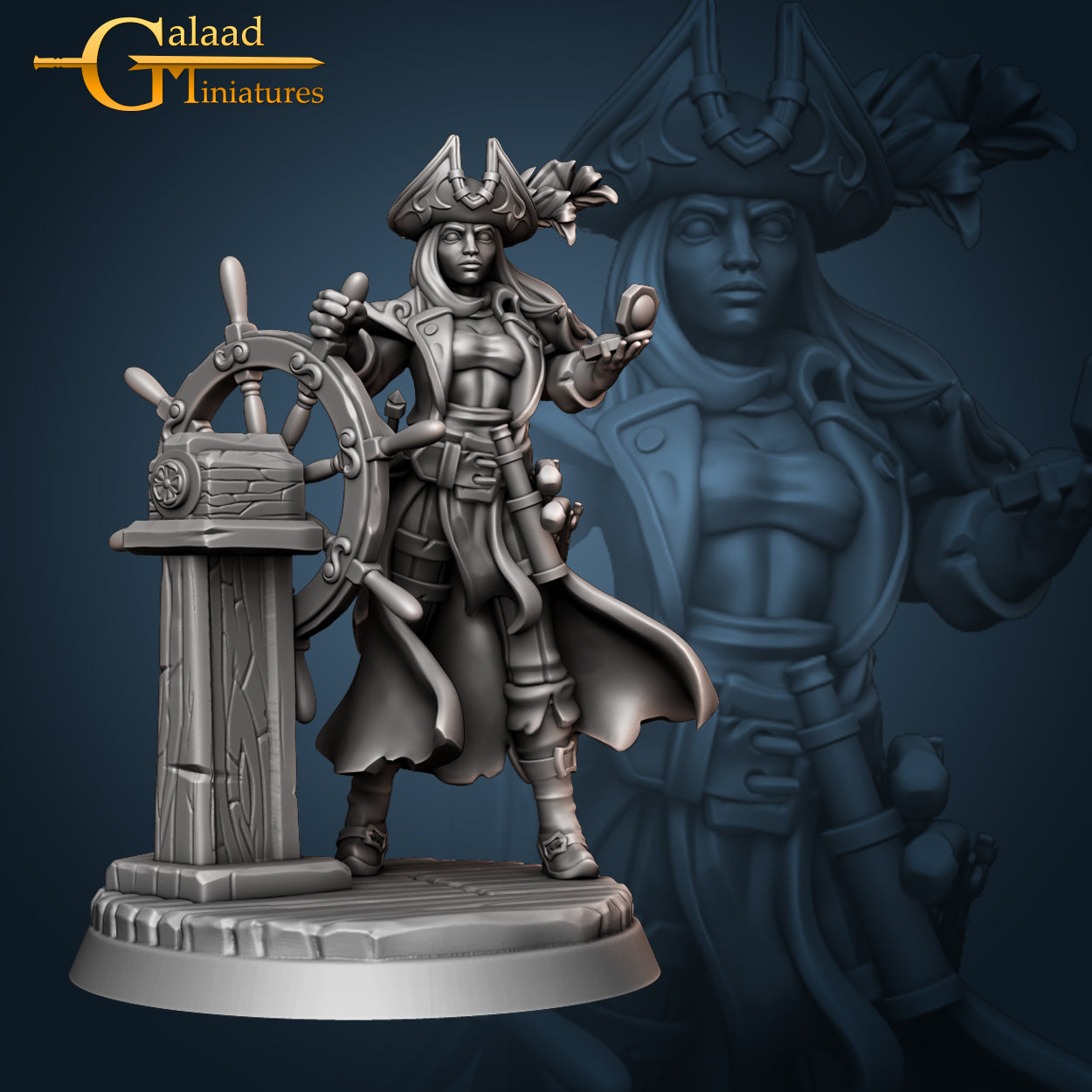Captain Rudder by Galaad Miniatures