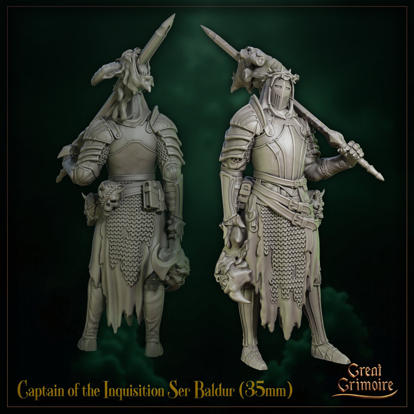 Captain of the Inquisition - Ser Baldur by Great Grimoire