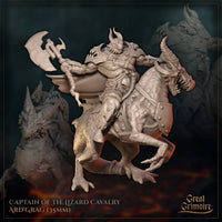 Captain of the Lizard Cavalry - Ard'Grag by Great Grimoire