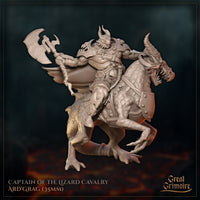 Captain of the Lizard Cavalry - Ard'Grag by Great Grimoire