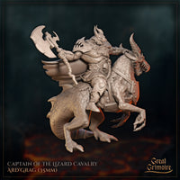 Captain of the Lizard Cavalry - Ard'Grag by Great Grimoire