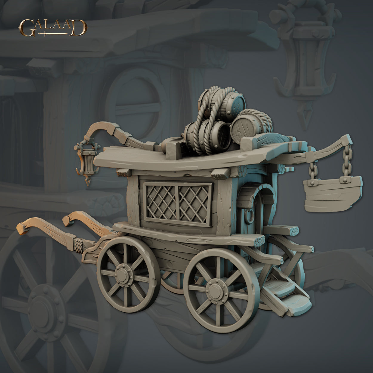 Merchant Caravan 01 by Galaad Miniatures