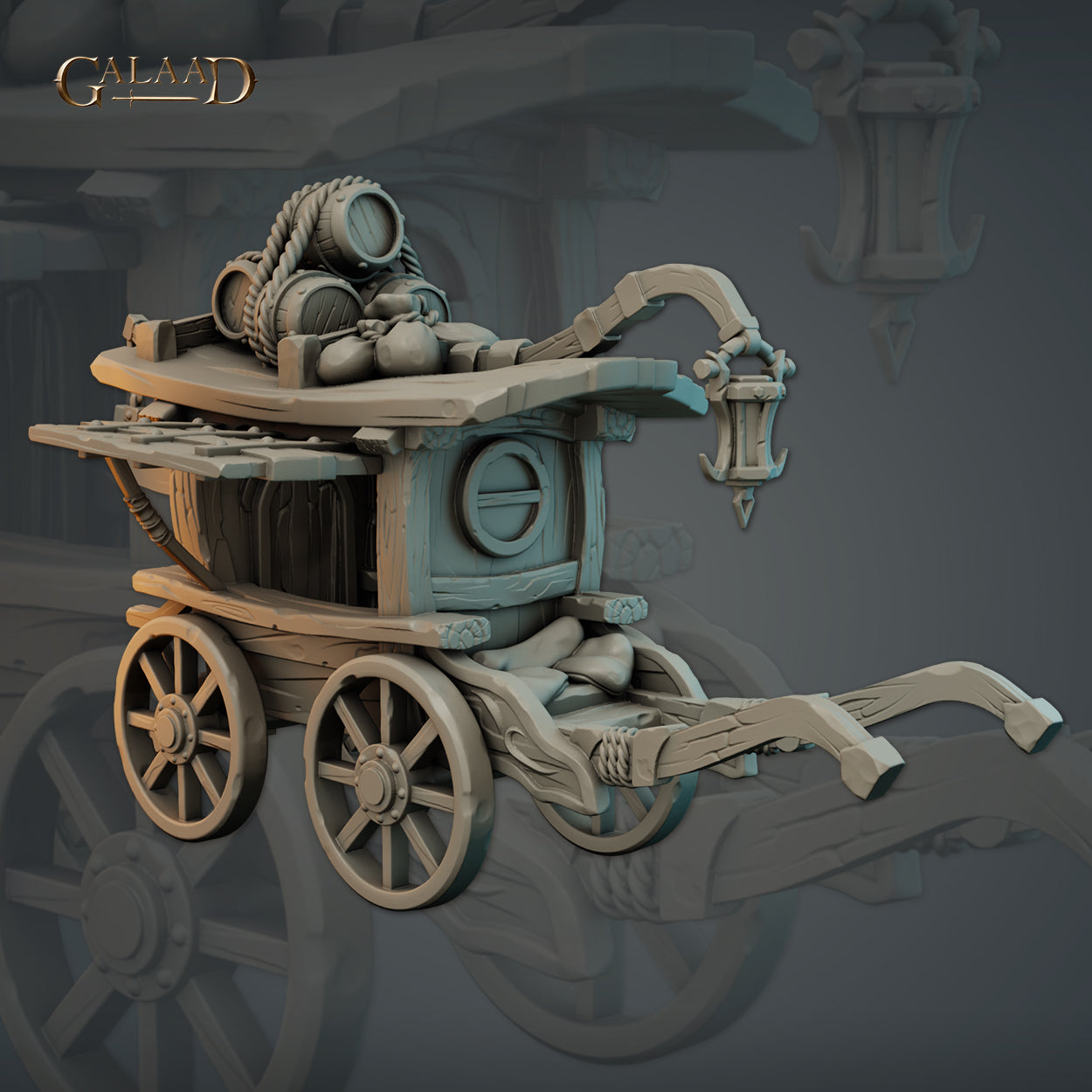 Merchant Caravan 01 by Galaad Miniatures