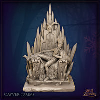 Cayver on Throne by Great Grimoire