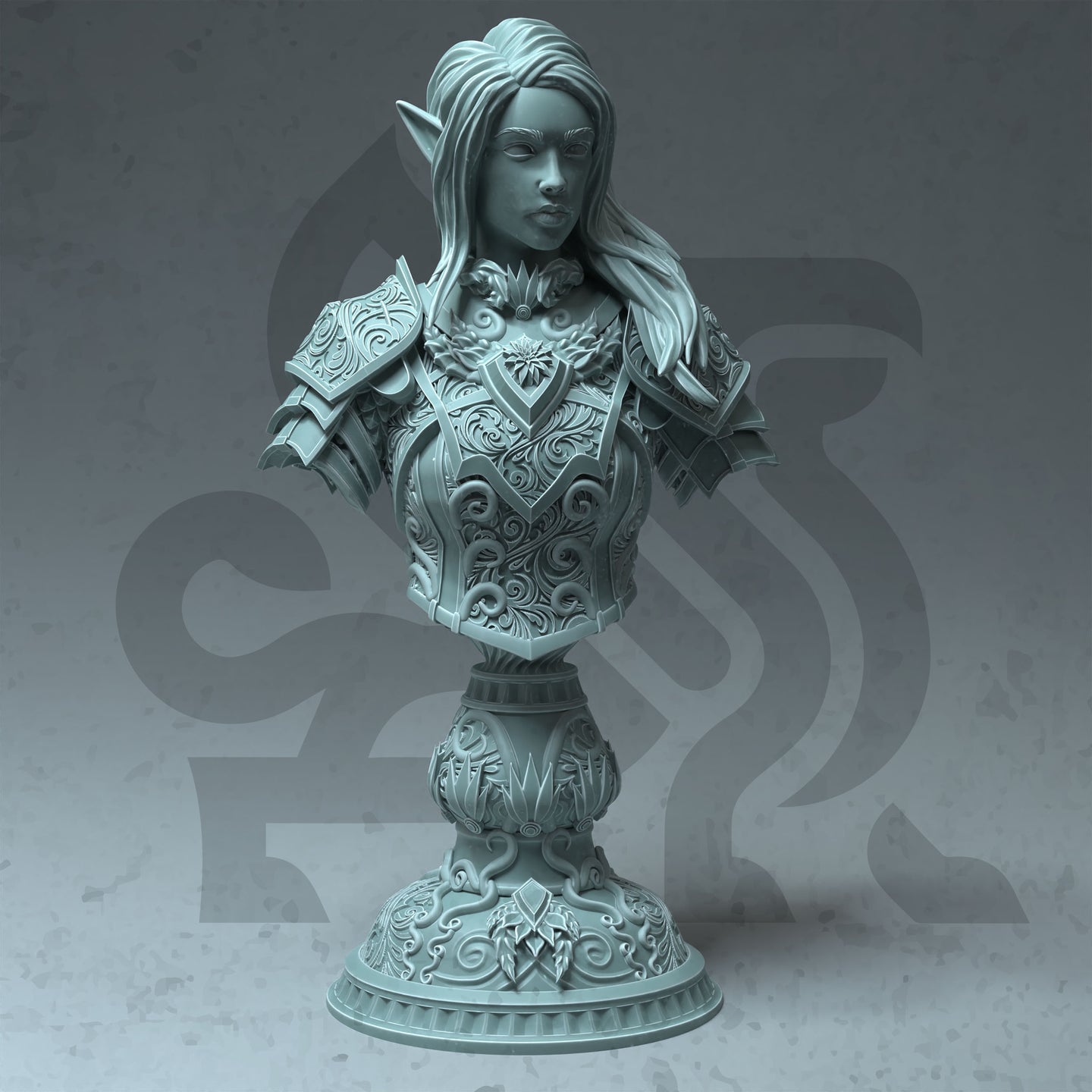 Elf Ranger (Celathyn) Bust  by DM Stash