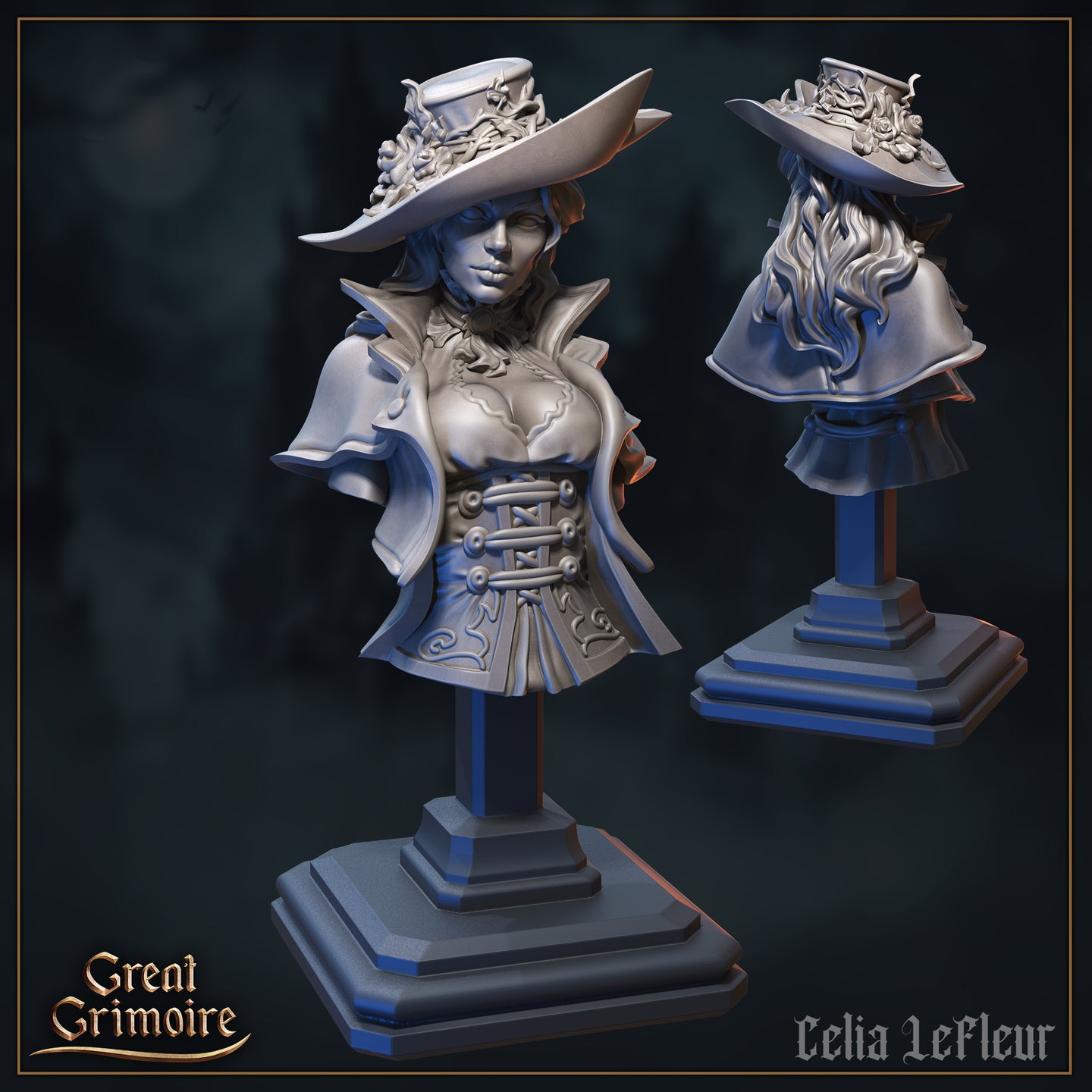 Celia LeFleur Bust  by Great Grimoire