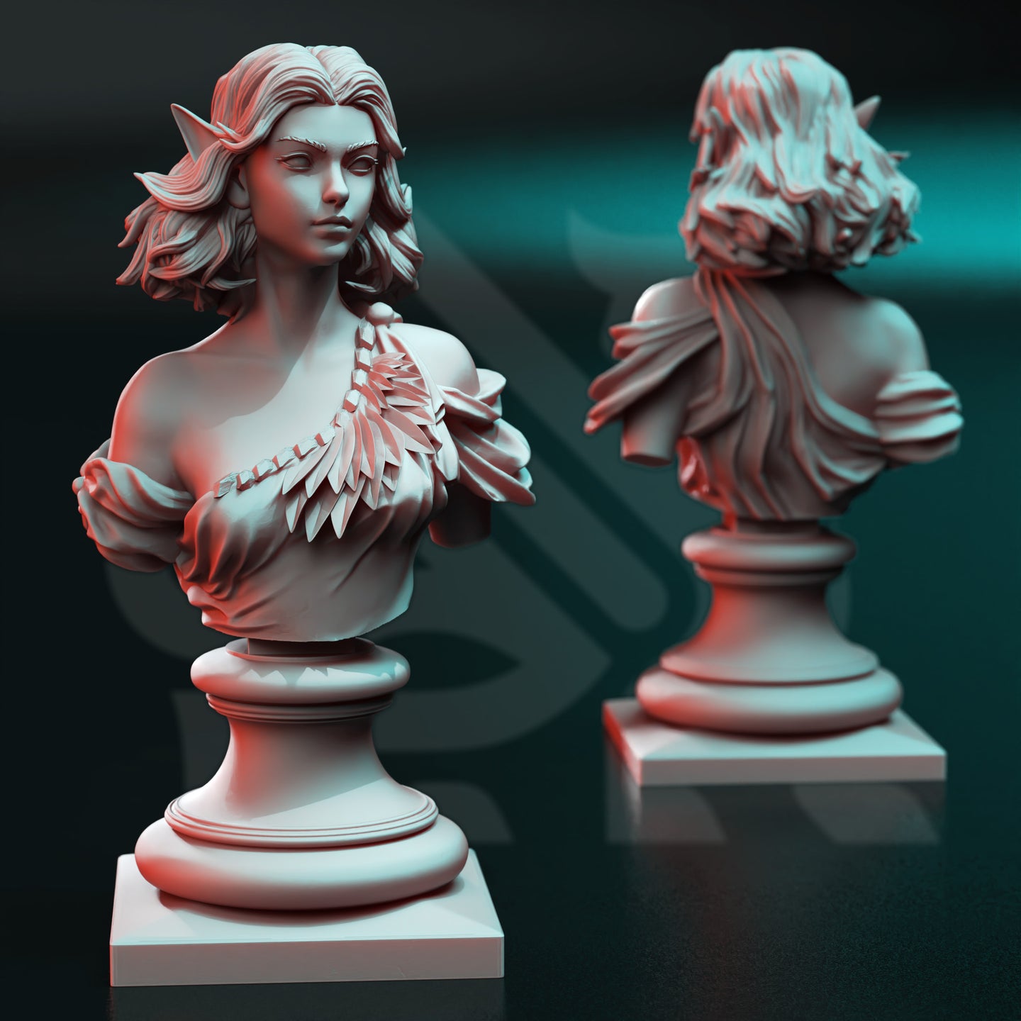 Elf Maiden (Cesedra) Bust  by DM Stash
