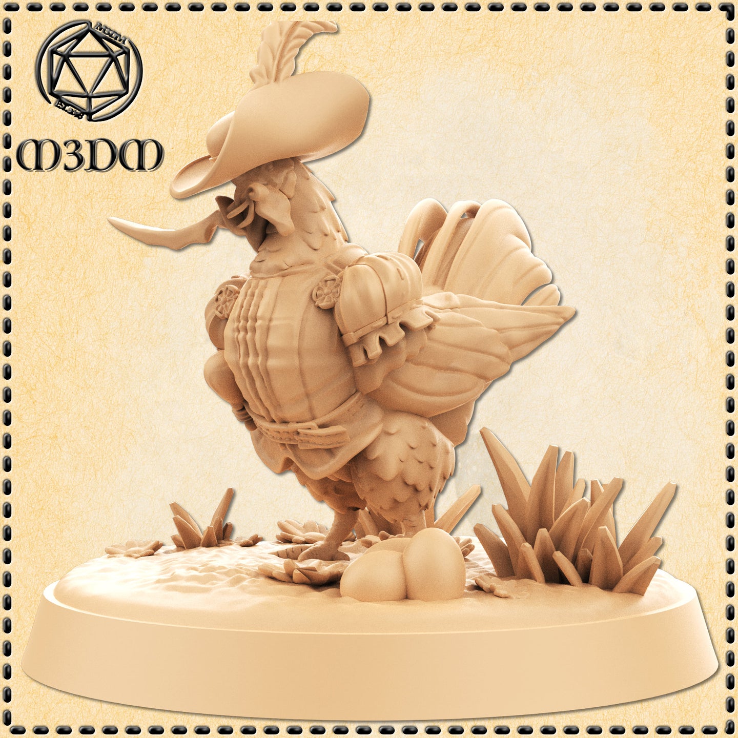 Chicken Musketeer by Mia Kay M3DM