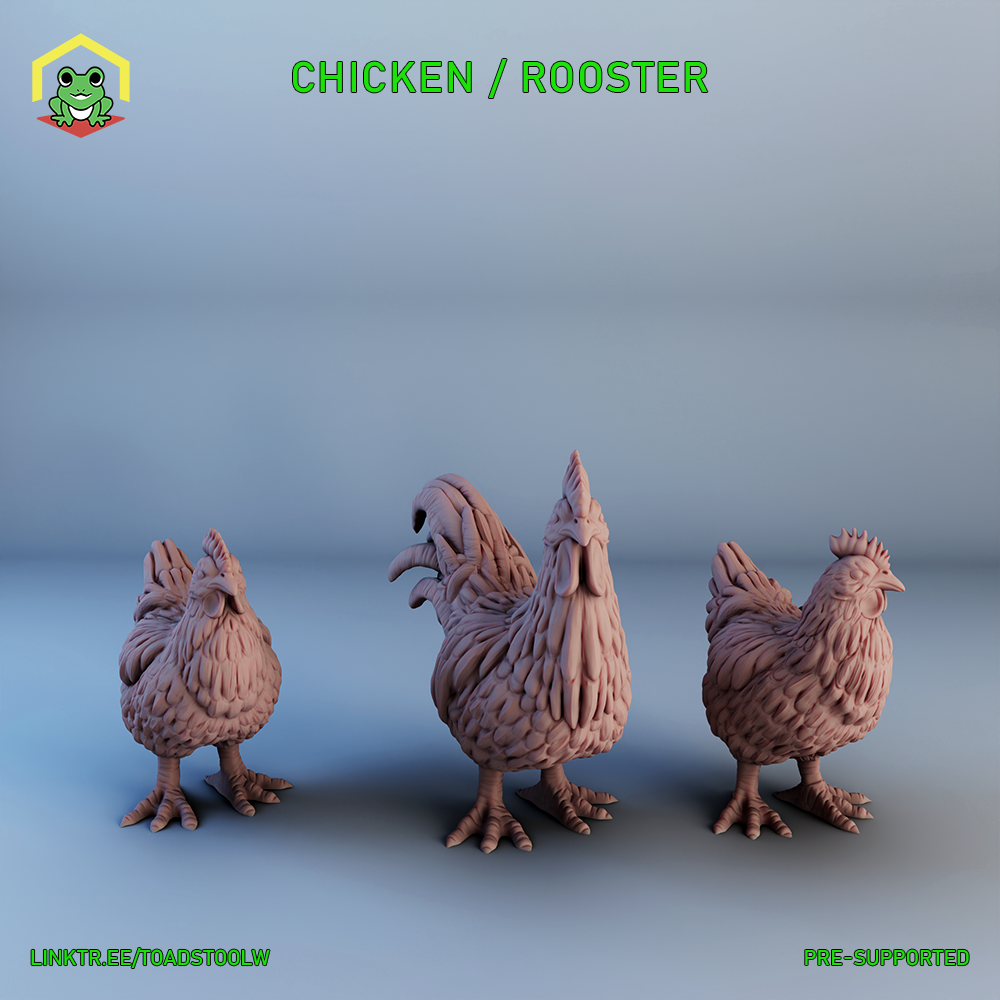 Chickens by The Toadstool Weaver