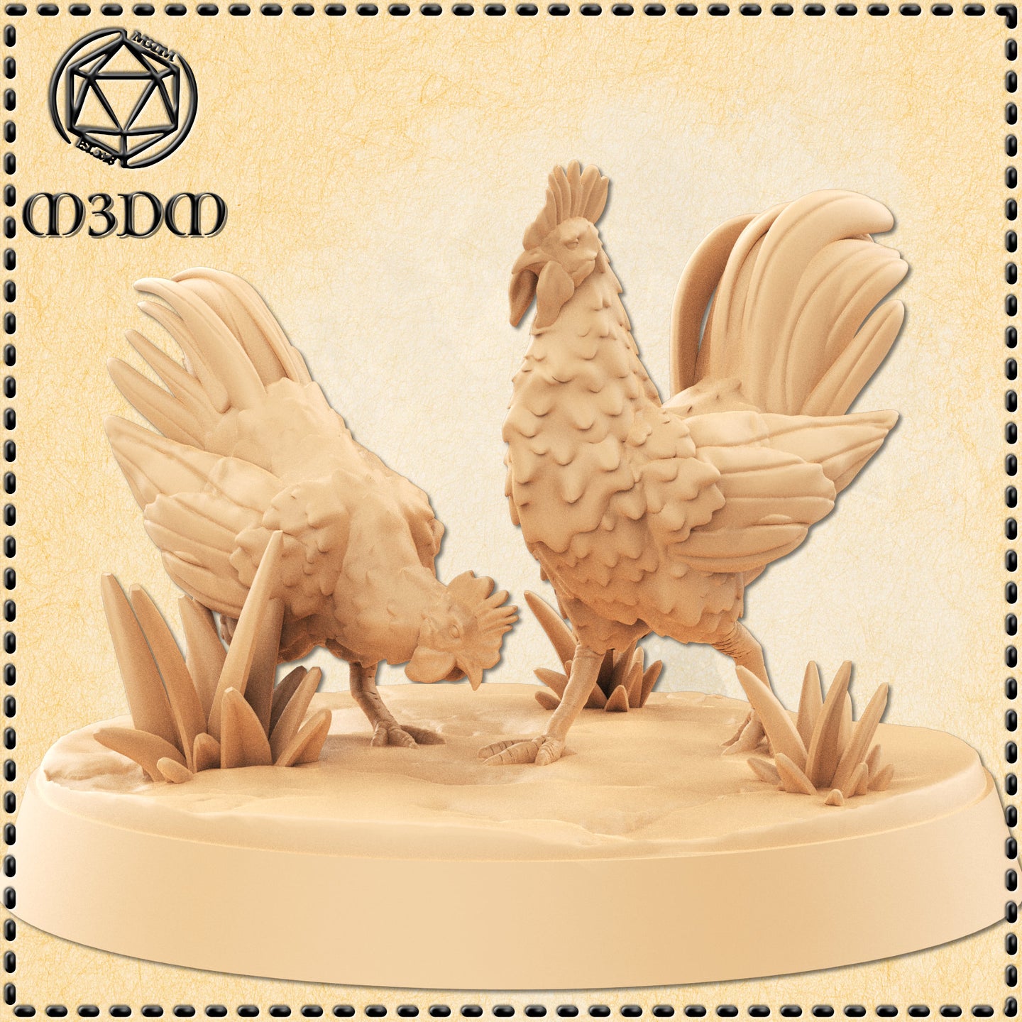 Dual Chickens by Mia Kay M3DM
