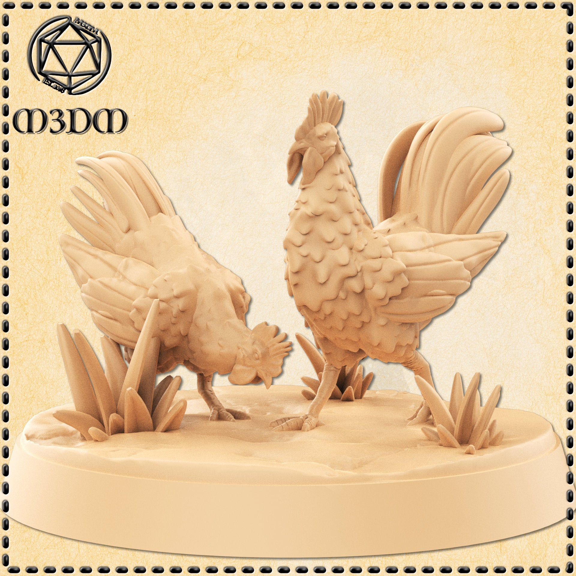 Dual Chickens by Mia Kay M3DM