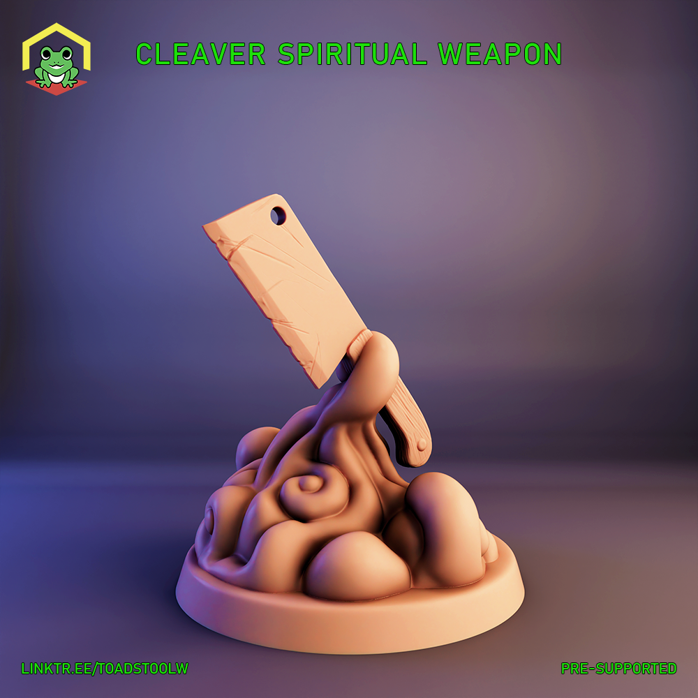 Cleaver Spiritual Weapon by The Toadstool Weaver