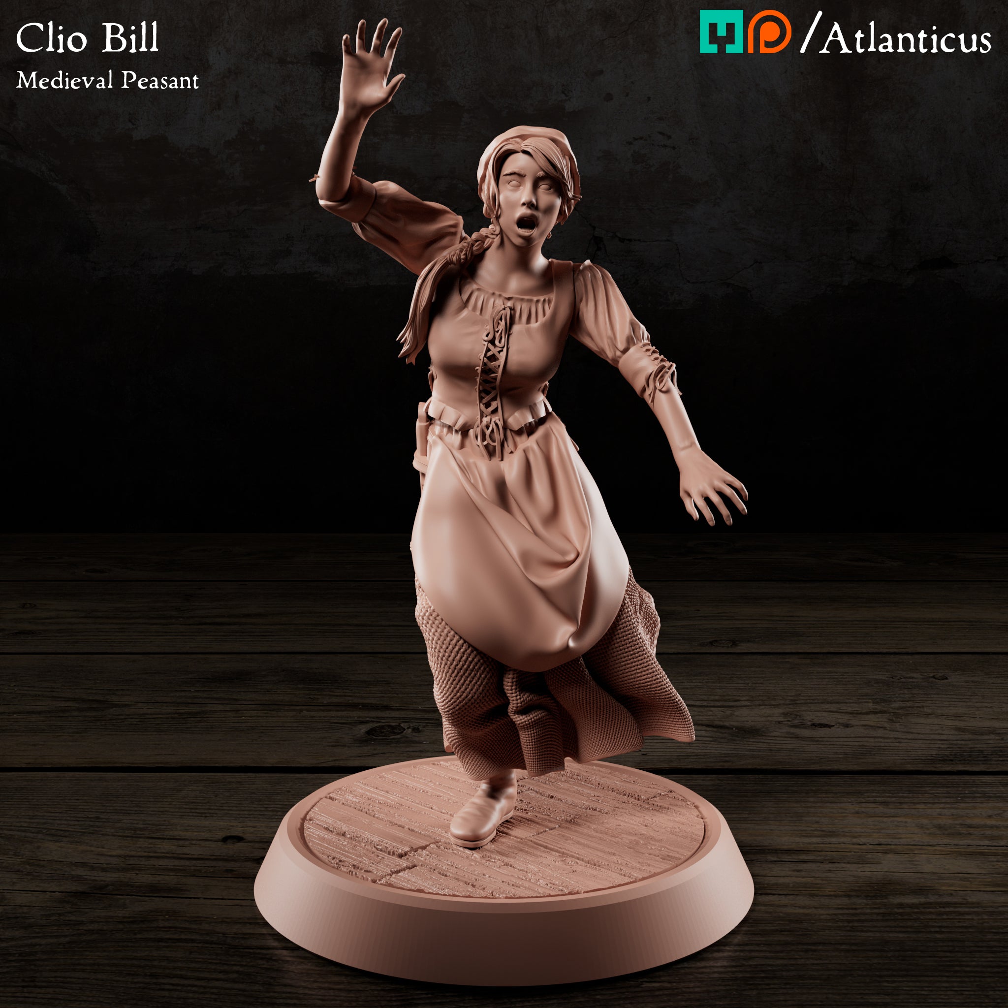 Clio Bill Fleeing by Atlanticus Arts