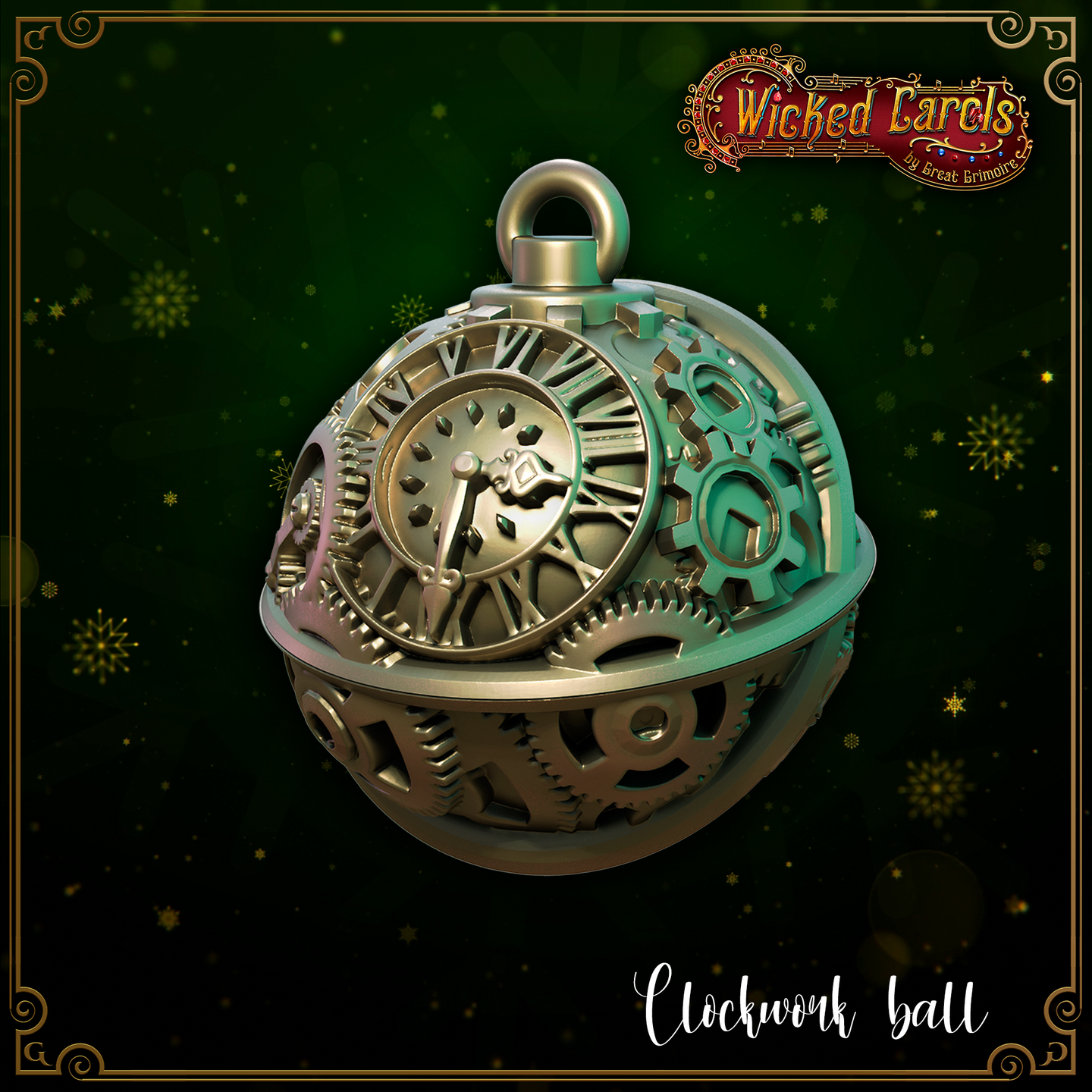 Clockwork Xmas Bauble by Great Grimoire