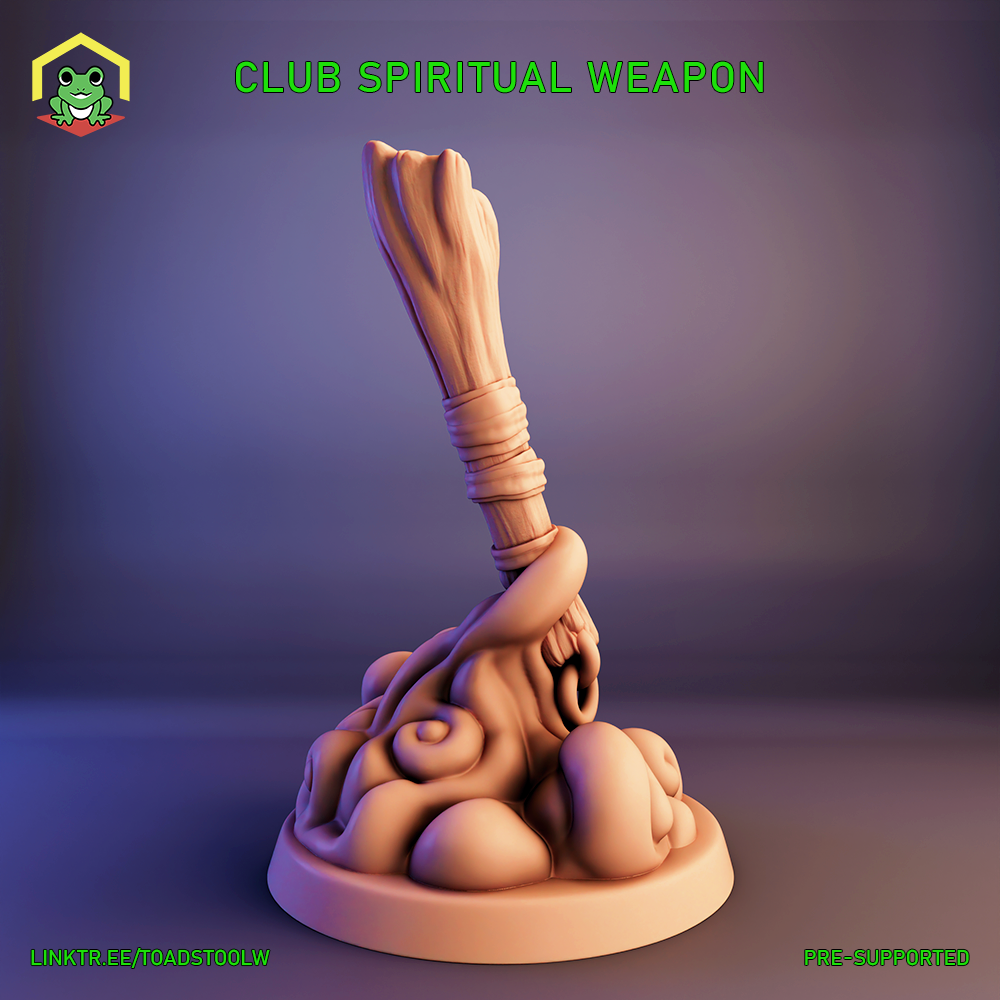 Club Spiritual Weapon by The Toadstool Weaver