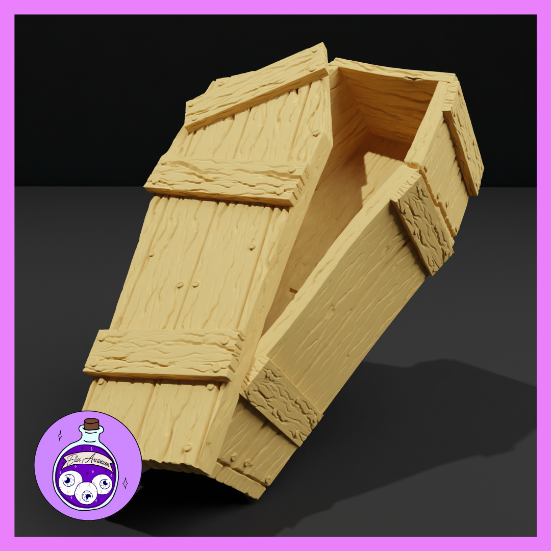 Coffin Half Open by Ella's Arcanum