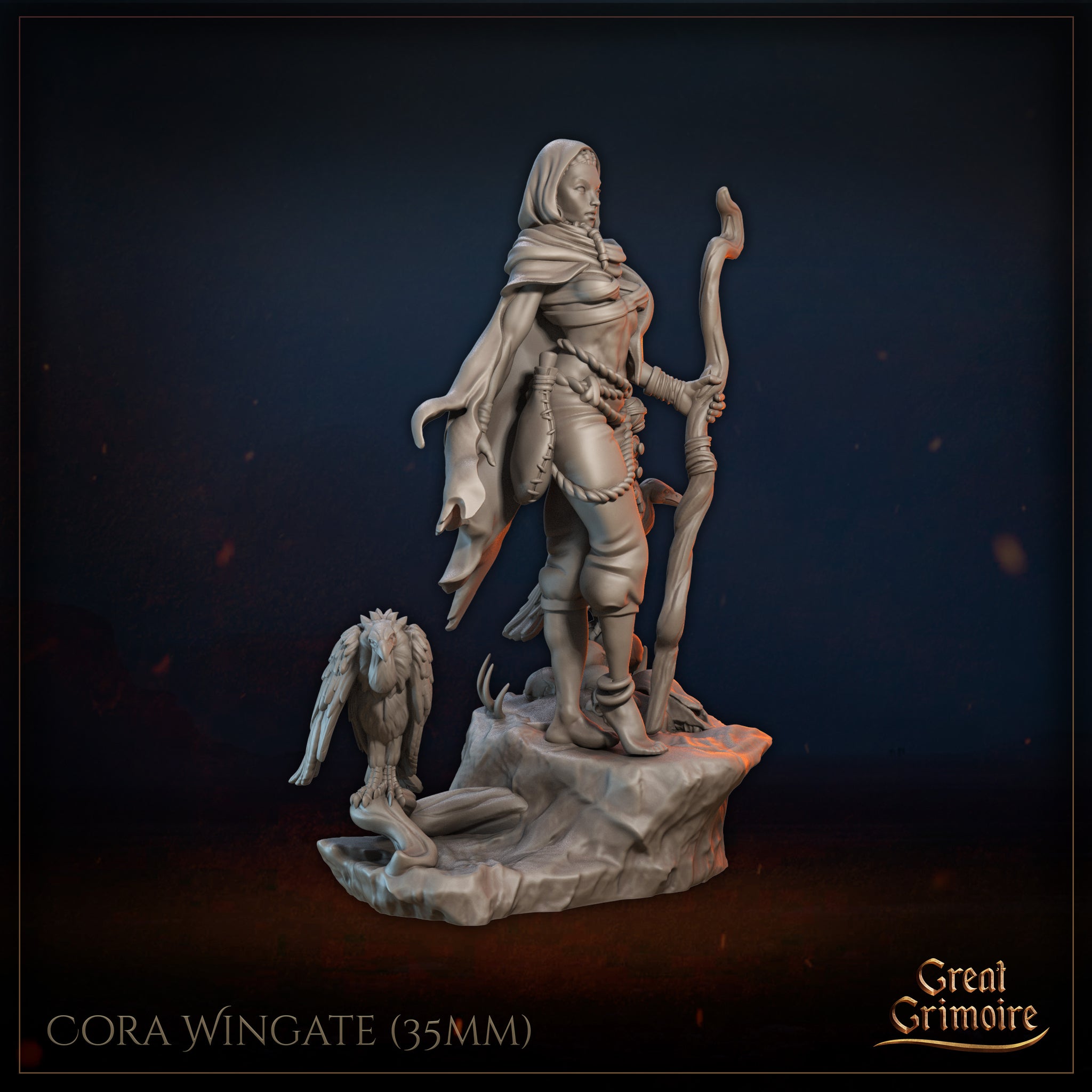Desert Druid Cora Wingate by Great Grimoire