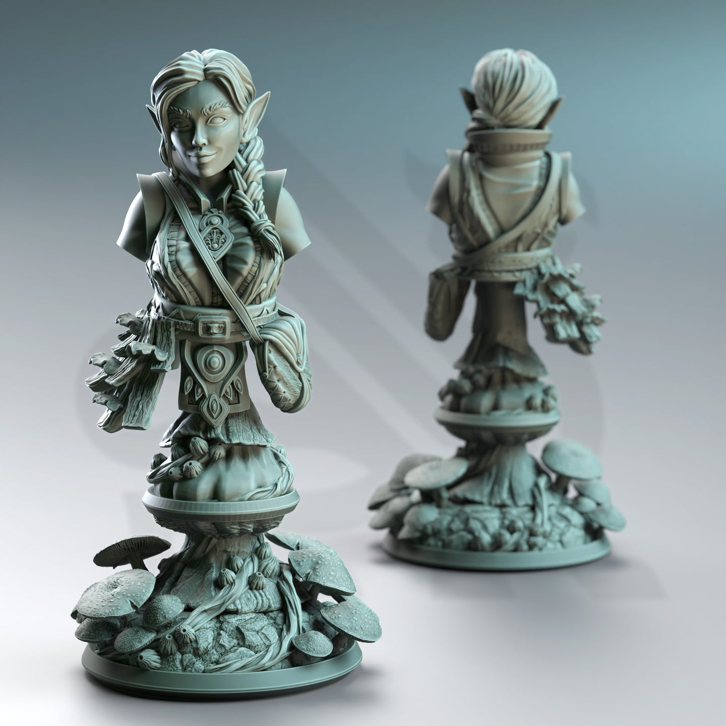 Halfling Druid (Cordelia the Homestead Hermit) Bust  by DM Stash