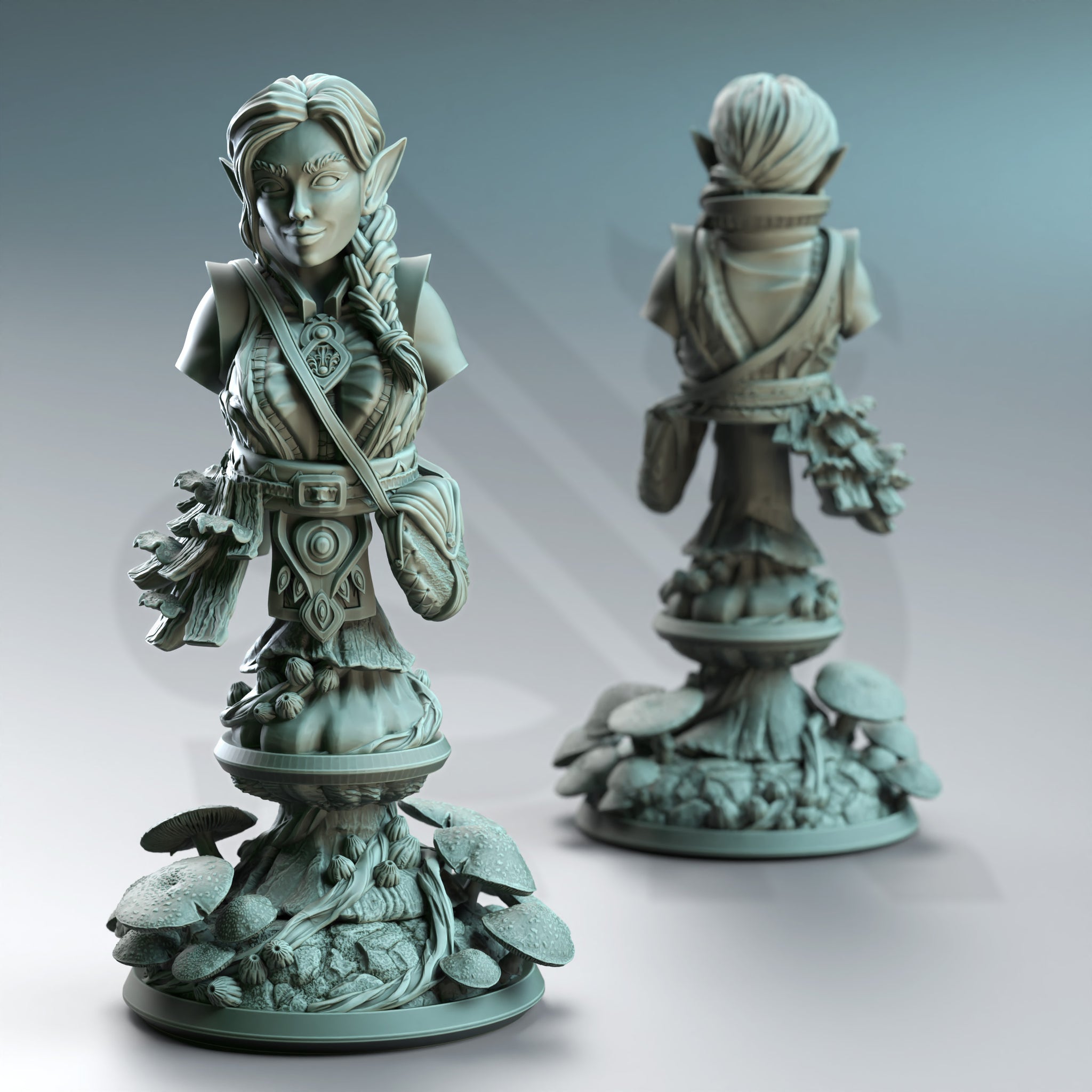 Halfling Druid (Cordelia the Homestead Hermit) Bust  by DM Stash