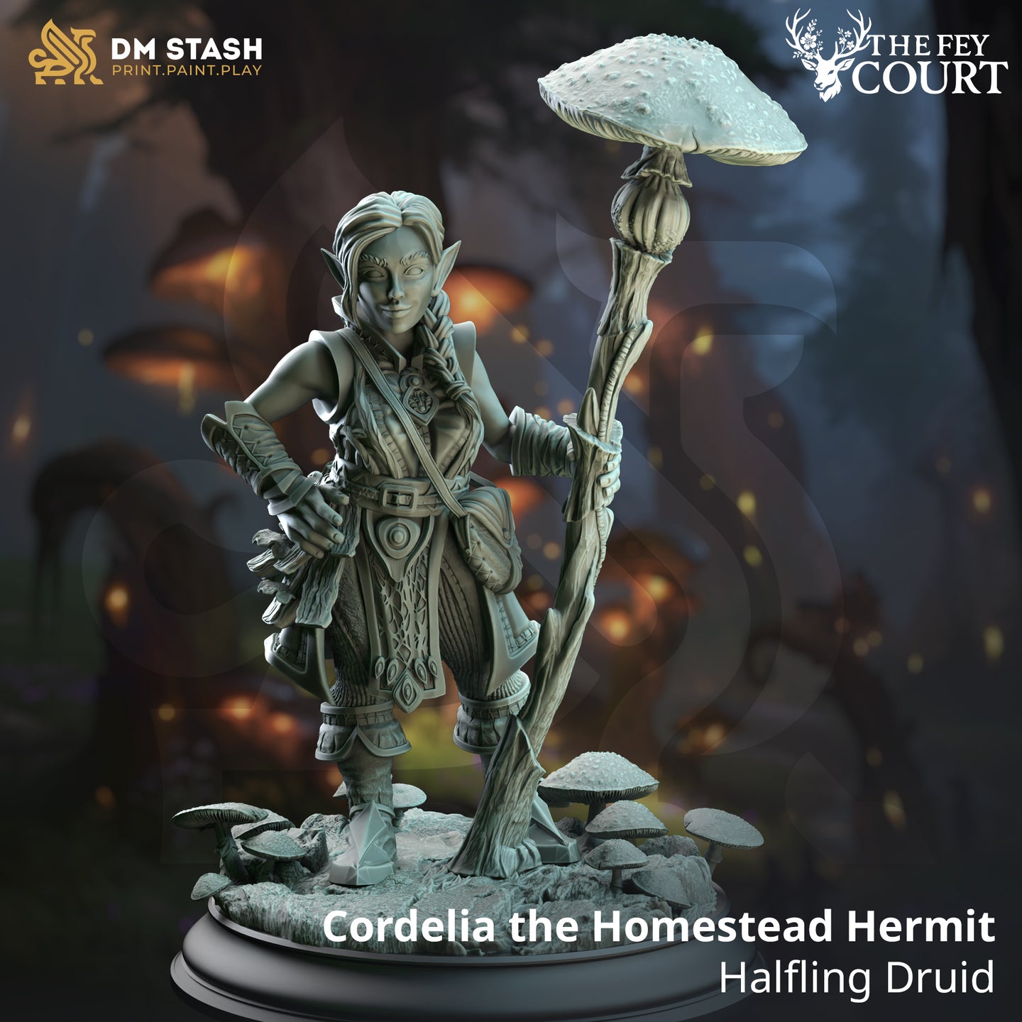 Halfling Druid (Cordelia the Homestead Hermit) by DM Stash