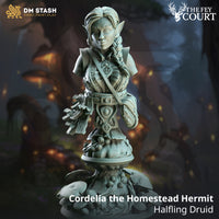 Halfling Druid (Cordelia the Homestead Hermit) Bust  by DM Stash