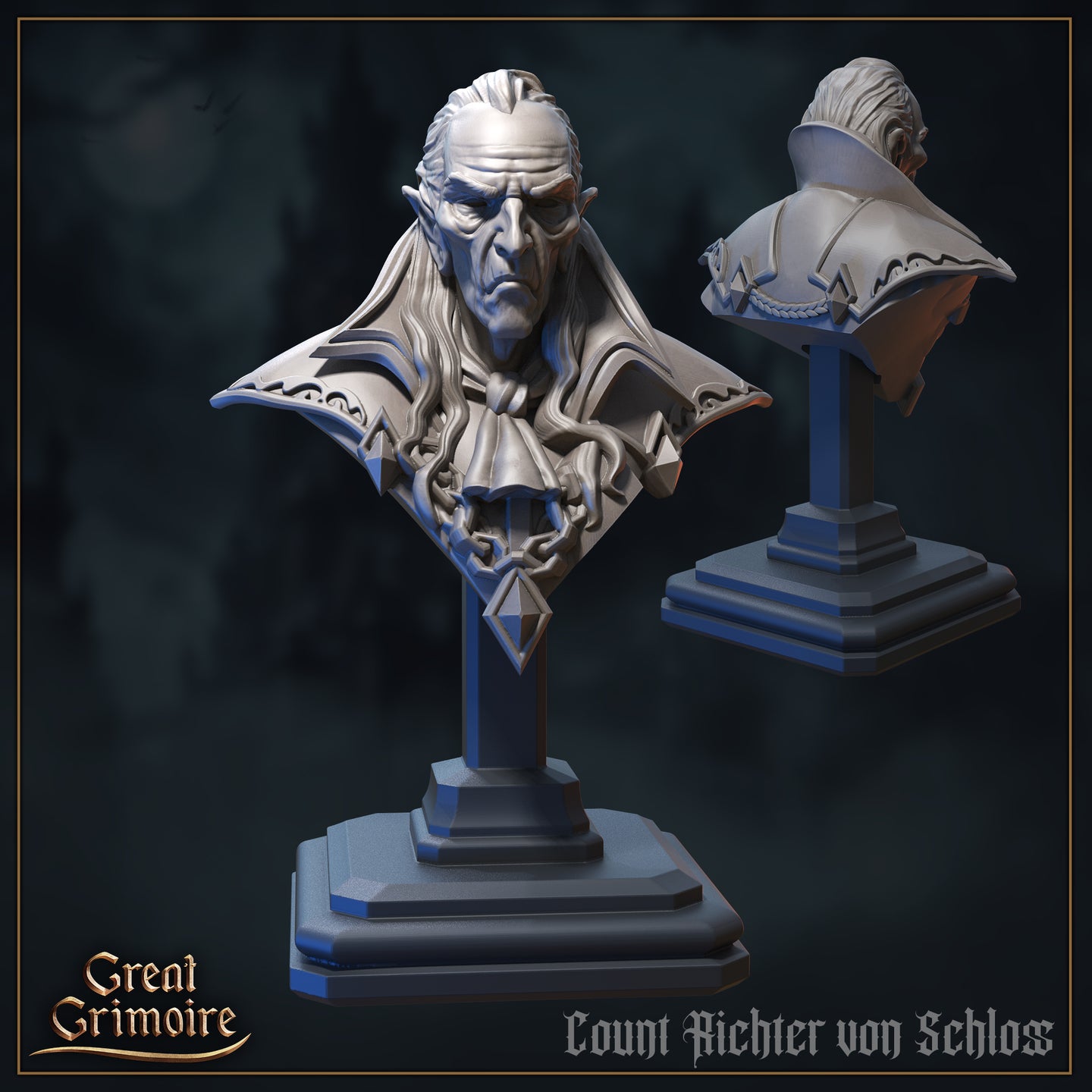Count Richter von Schloss Bust  by Great Grimoire