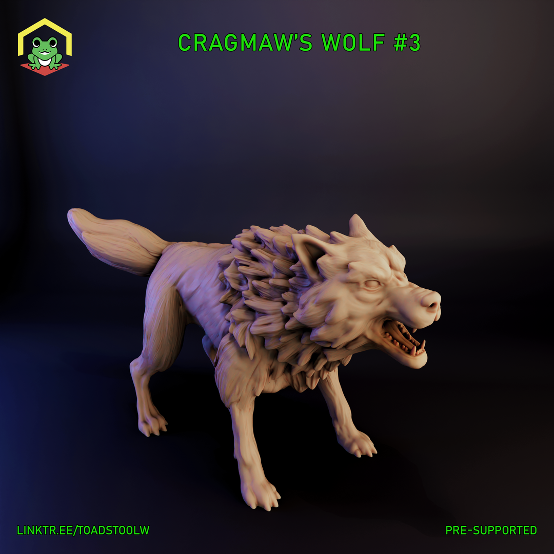 Cragmaw Wolf #3 by The Toadstool Weaver