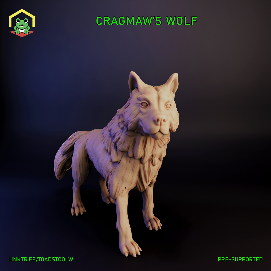 Cragmaw Wolf #1 by The Toadstool Weaver