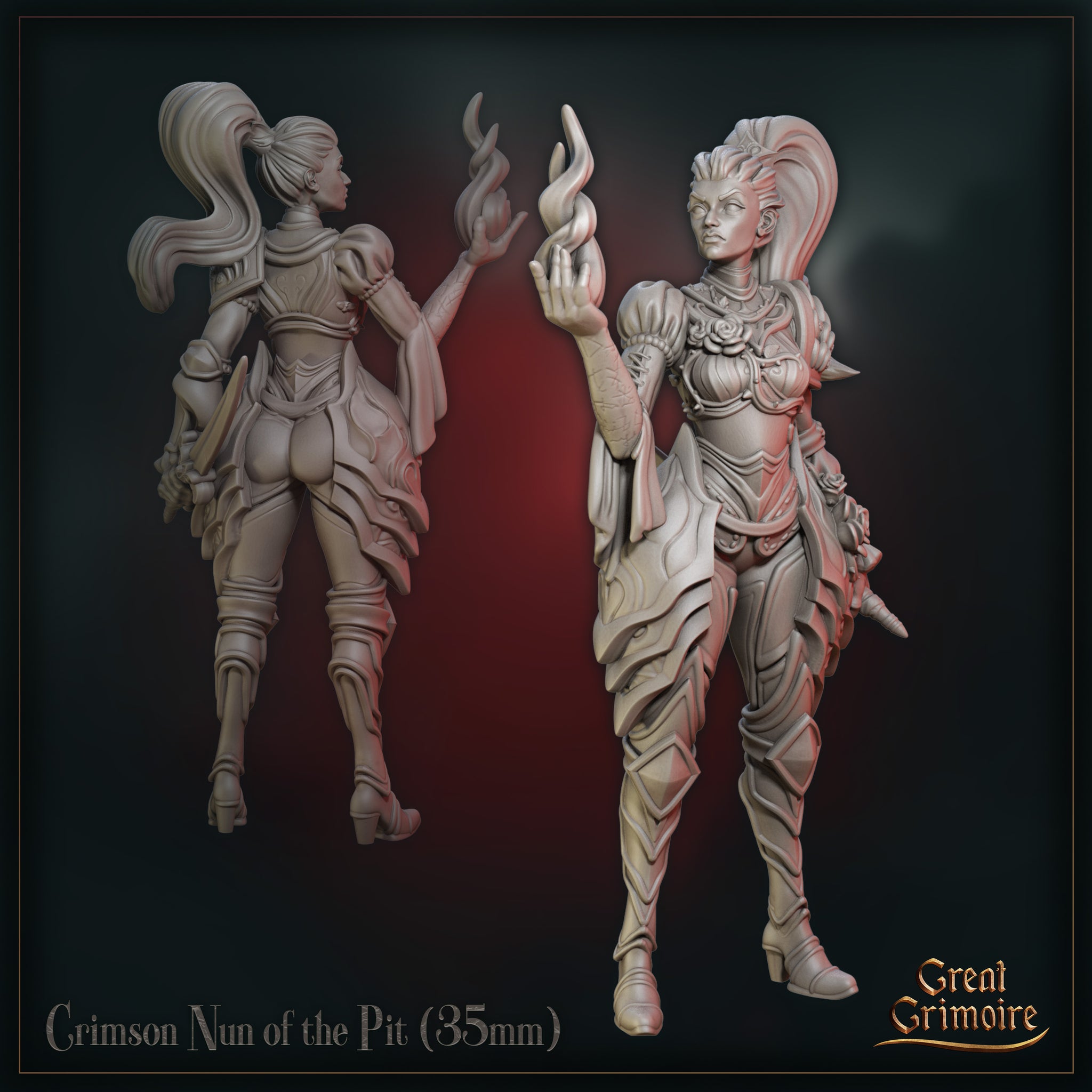 Crimson Nun of the Pit by Great Grimoire