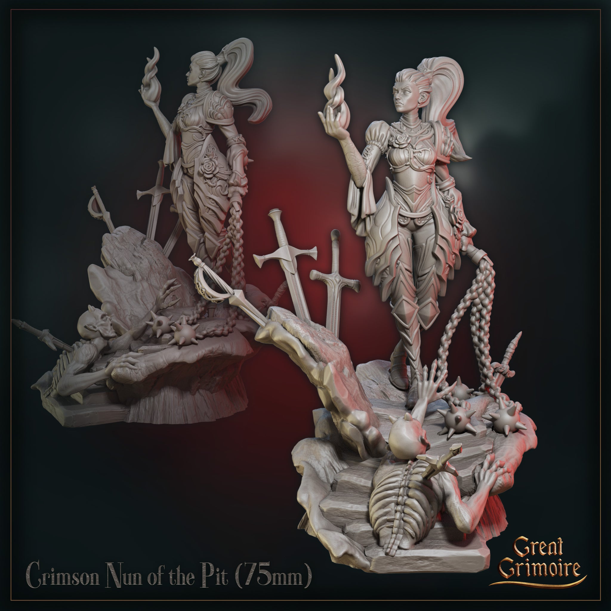 Crimson Nun of the Pit by Great Grimoire