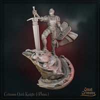 Crimson Oath Knight by Great Grimoire