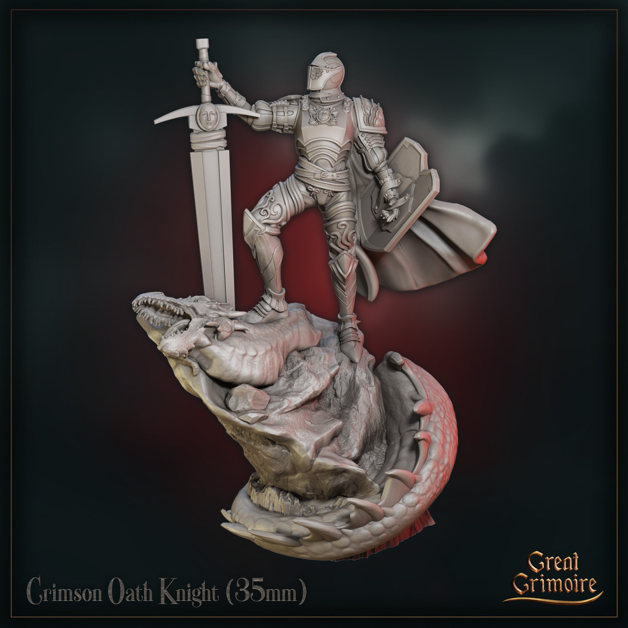 Crimson Oath Knight by Great Grimoire