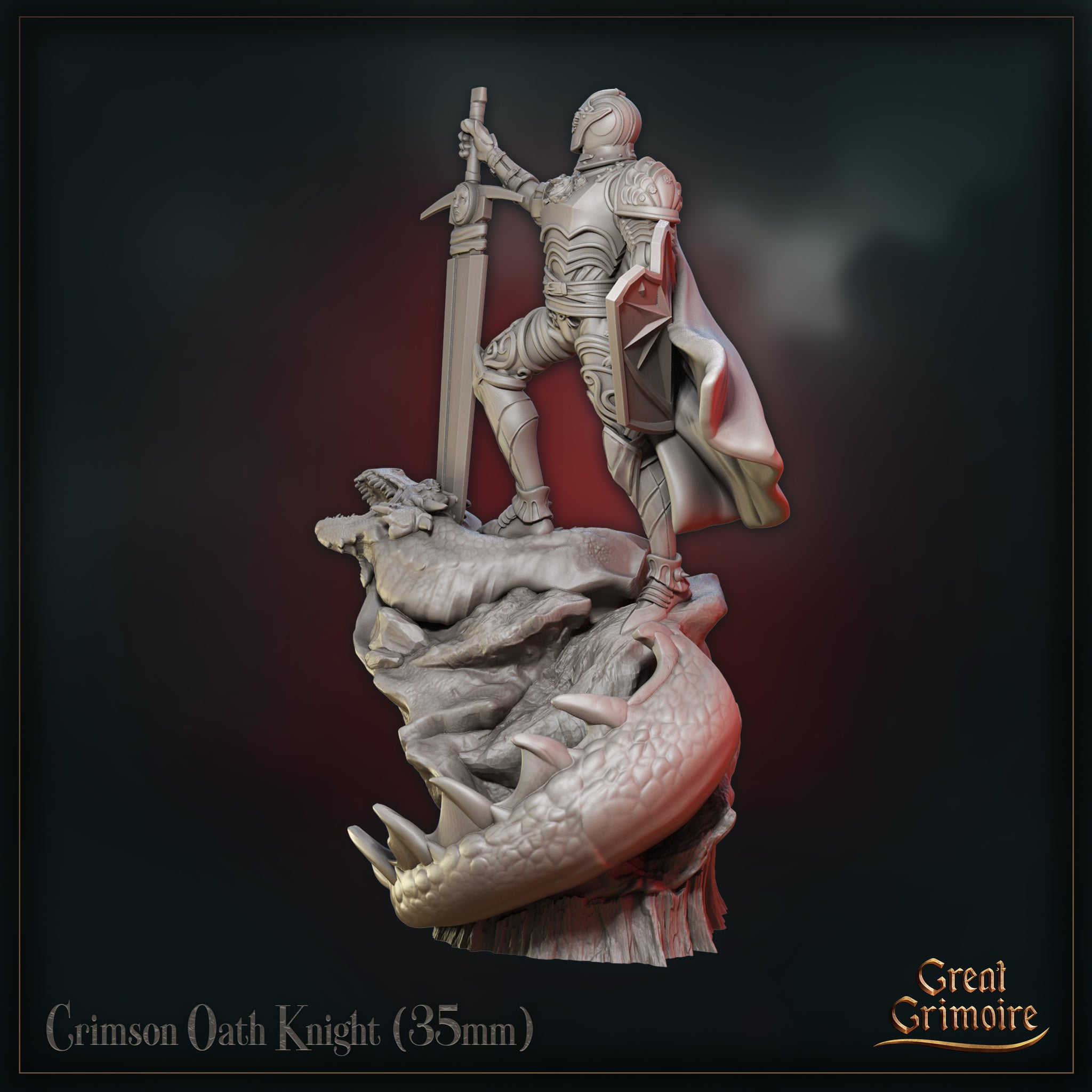 Crimson Oath Knight by Great Grimoire