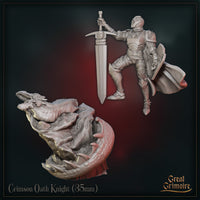 Crimson Oath Knight by Great Grimoire