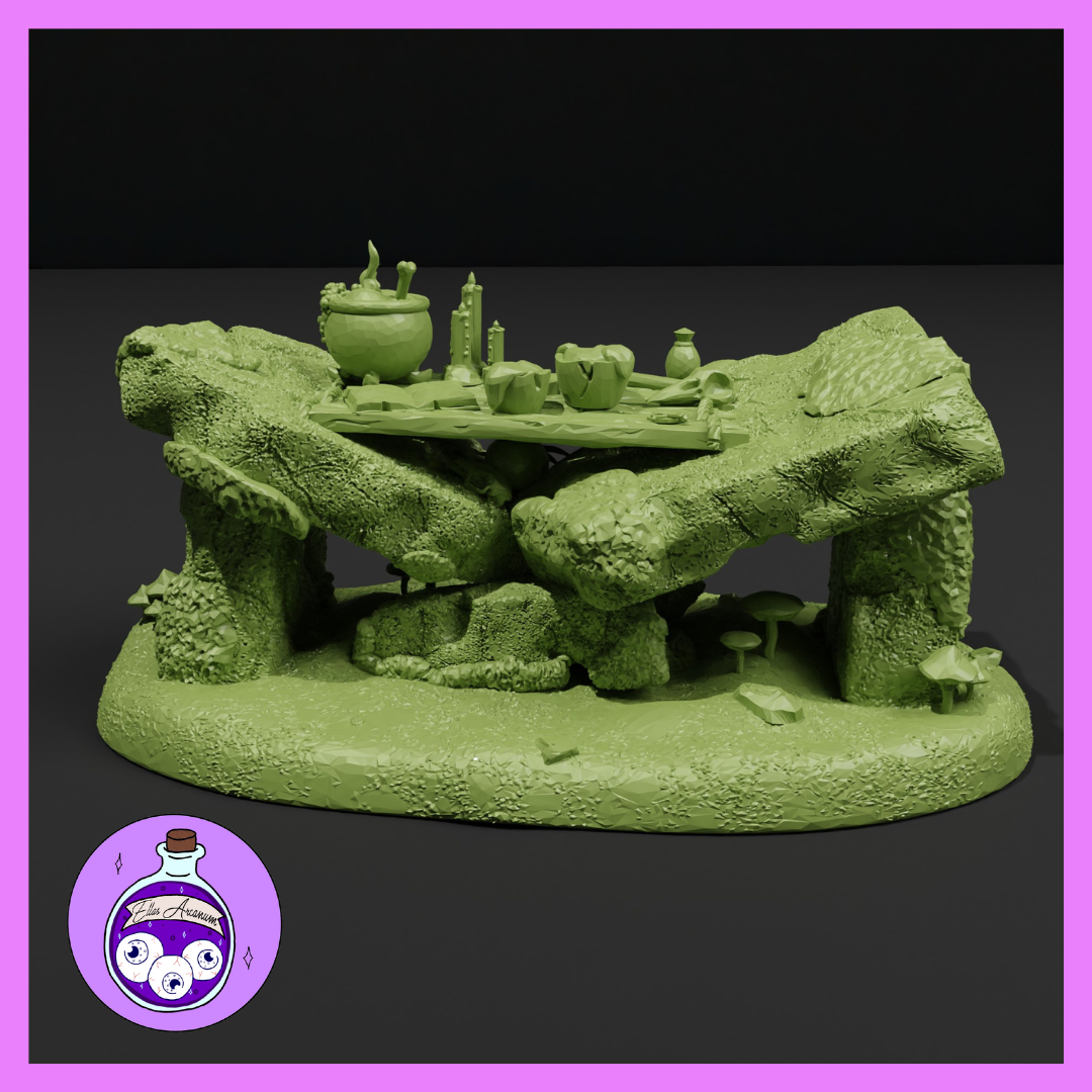 Crumbling Alchemy Altar by Ella's Arcanum