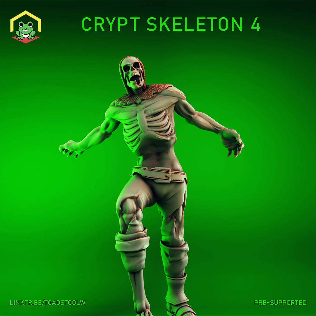 Crypt Skeleton 4 by The Toadstool Weaver