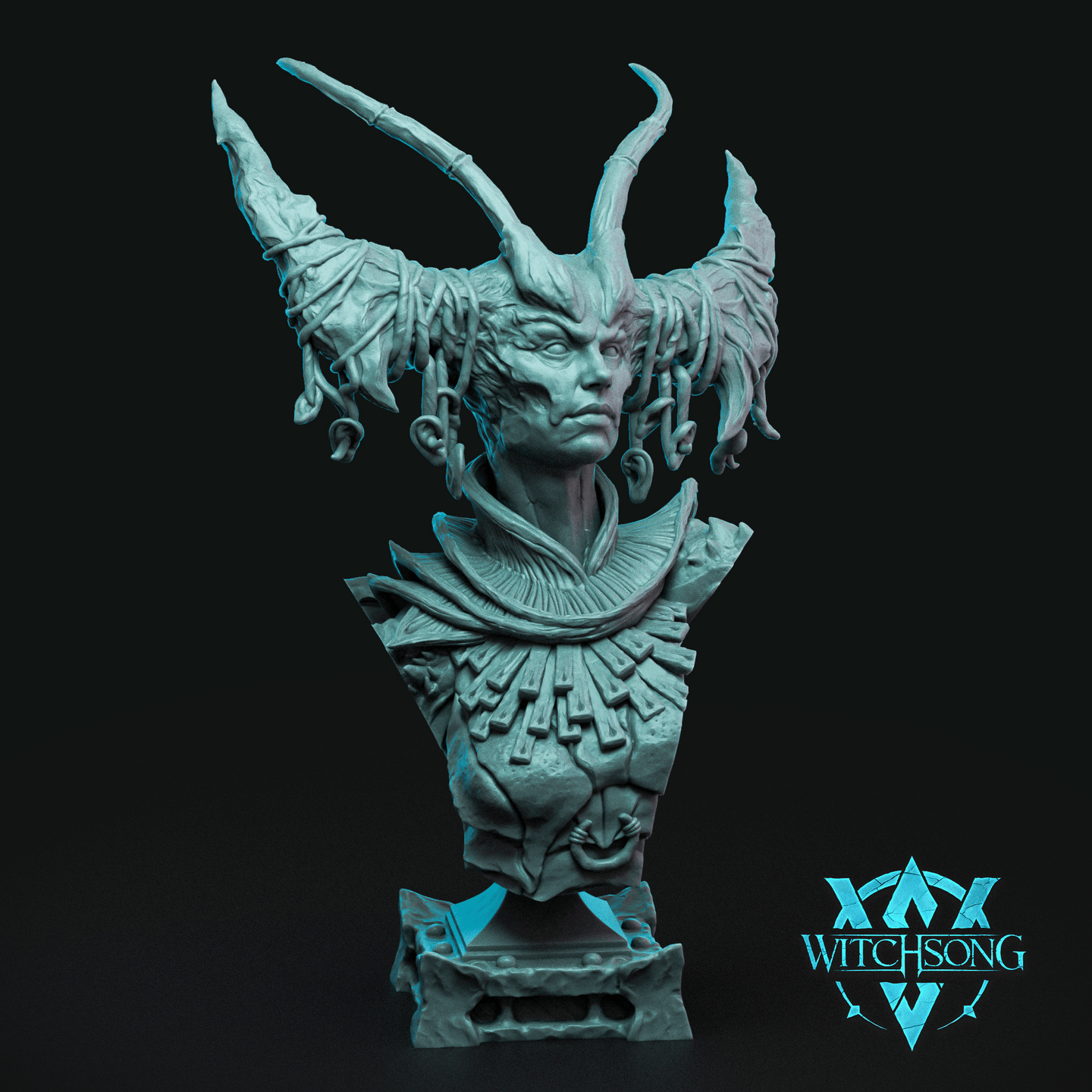 Cryptid Queen Bust by Witchsong Miniatures