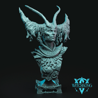 Cryptid Queen Bust by Witchsong Miniatures