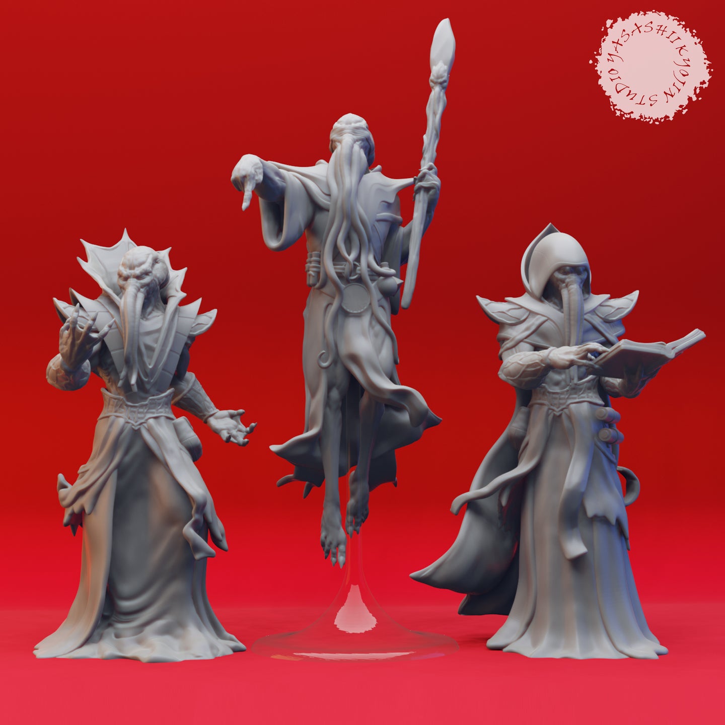 Cthulid (Mind Flayer) Bundle by Yasashii Kyojin Studios