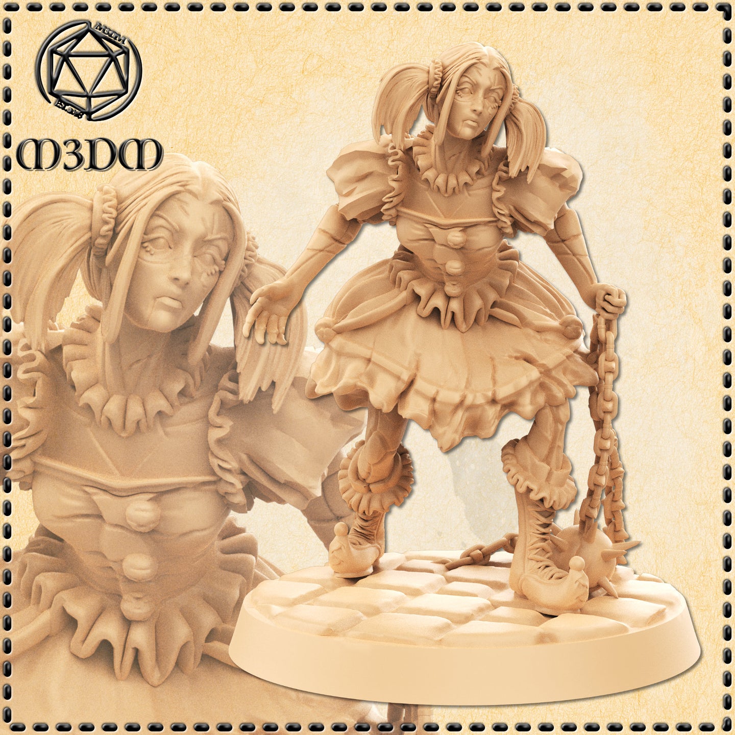 Cursed Clown Doll Action by Mia Kay M3DM